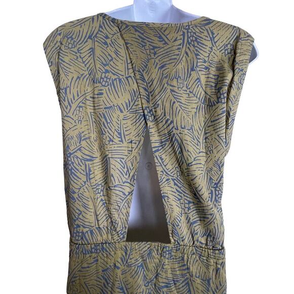 PrAna Ecotropics Dress Women's Sz L‎ Ecotropics Cabana Straw Drawstring Blouson - Picture 3 of 11